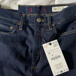 Slim fit wide leg Zara jeans